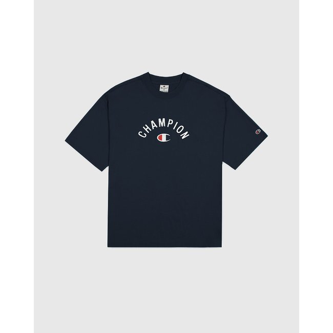 T-shirt de mangas curtas com logótipo meio círculo - CHAMPION