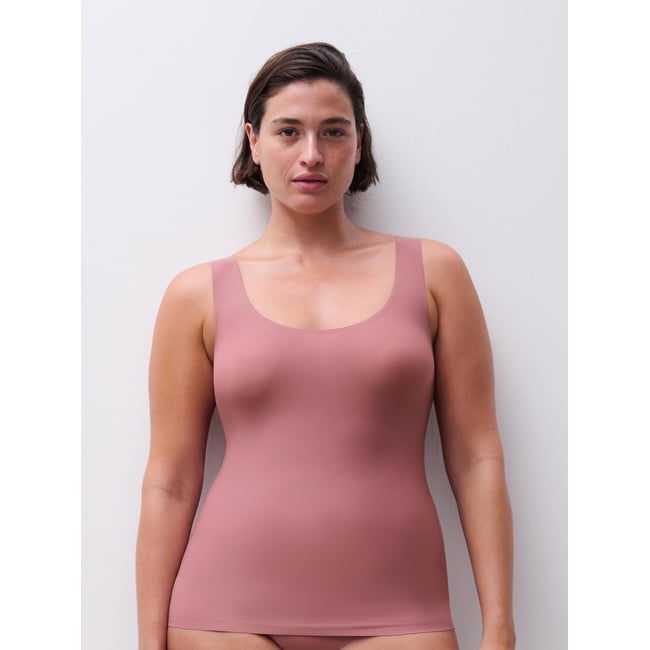 Débardeur Microfibre Extensible Soft Stretch rose des bois <span itemprop=