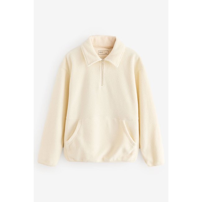 Veste en polaire active avec col écru <span itemprop=