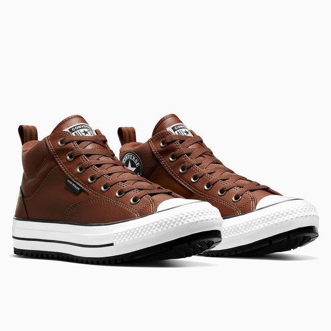 Malden street mid counter climate trainers in leather brown Converse La Redoute