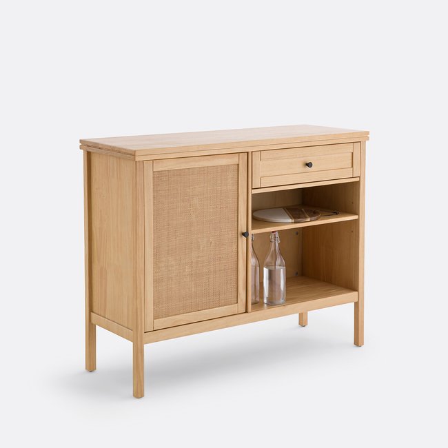 Gabin Pine and Rattan Bar Unit, natural, LA REDOUTE INTERIEURS
