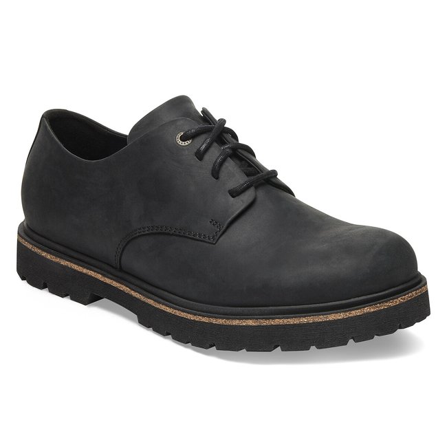 Highwood lace low brogues in leather black Birkenstock La Redoute