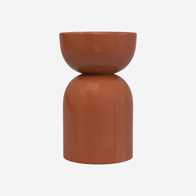 Table d'appoint en métal RAMATA Couleur rouge <span itemprop=