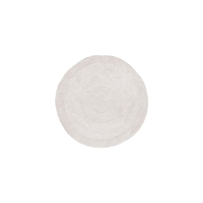 Tapis en laine rond Arctic Sheep of the World Couleur blanc <span itemprop=