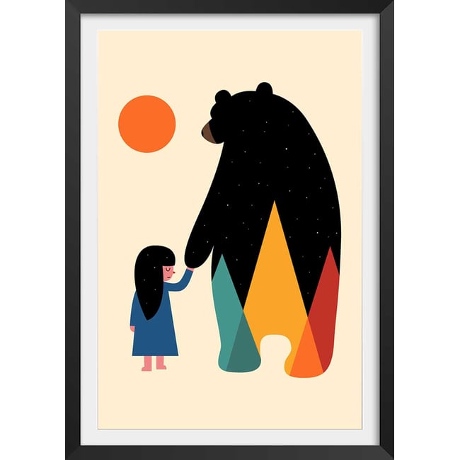 Affiche enfant go home - HEXOA