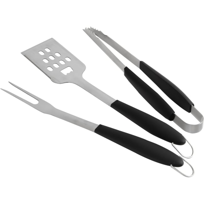 Ustensile plancha Kit 3 ustensiles inox  AGR02 argent <span itemprop=