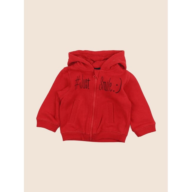 Sweat - Très bon état rouge <span itemprop=