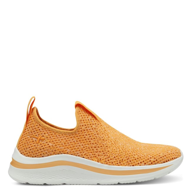 Basket à talon orange <span itemprop=