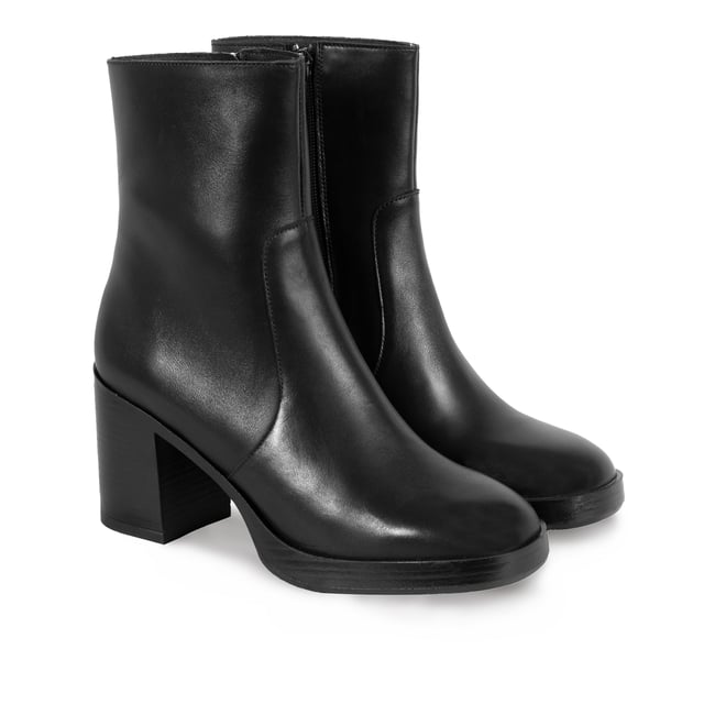 Bottines plateforme cuir - JULES & JENN