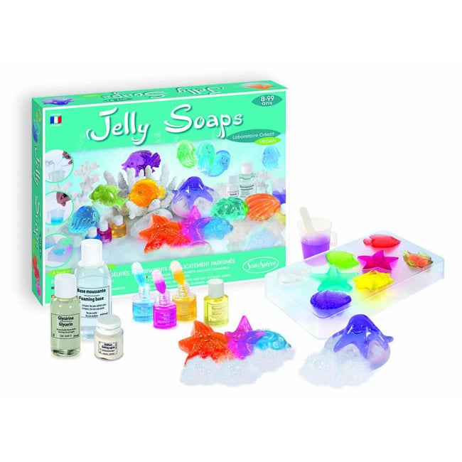 Jelly soaps multicolore <span itemprop=