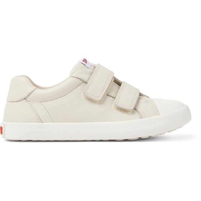 Baskets Pursuit cuir blanc <span itemprop=