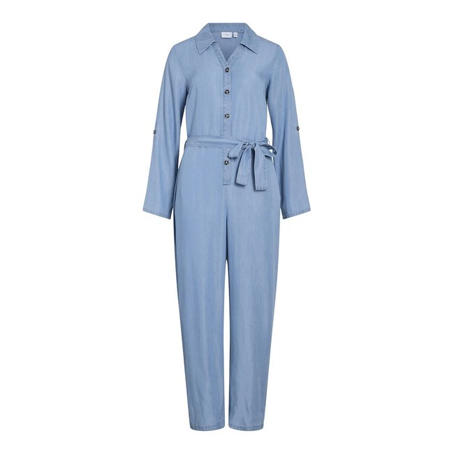 Tuta lunga in denim light blu VILA