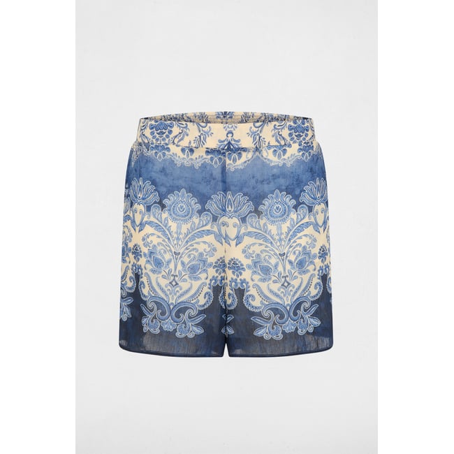 Short fluide imprimé multicolore <span itemprop=