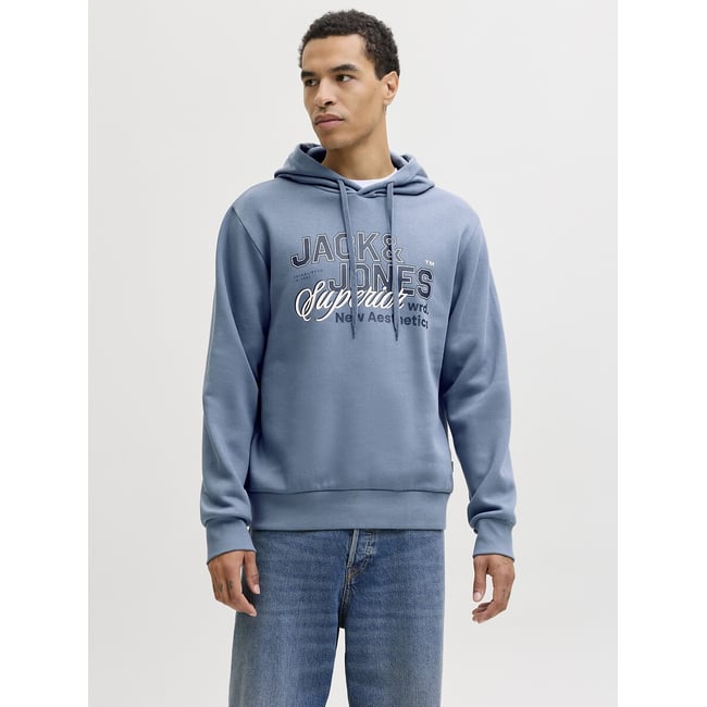 Felpa con cappuccio e logo - JACK & JONES