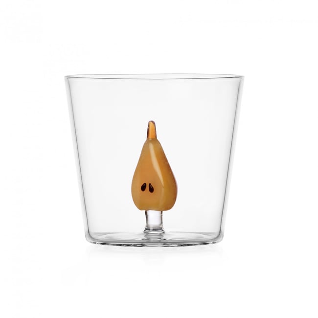 Verre Poire Fruits and Flowers Couleur v021700 <span itemprop=
