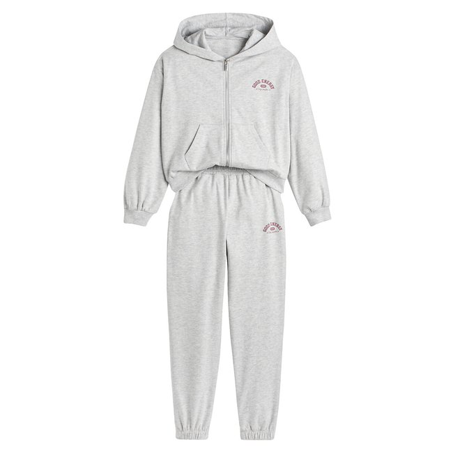 2-delig ensemble, hoodie en broek - LA REDOUTE COLLECTIONS