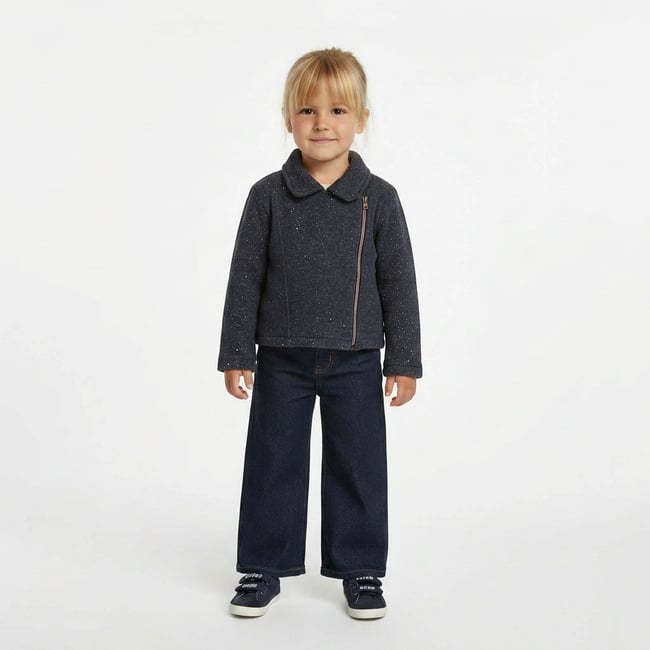 Veste bébé - Très bon état gris <span itemprop=