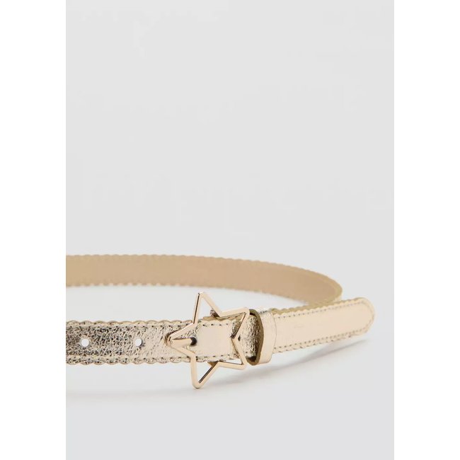 Ceinture boucle étoile or <span itemprop=