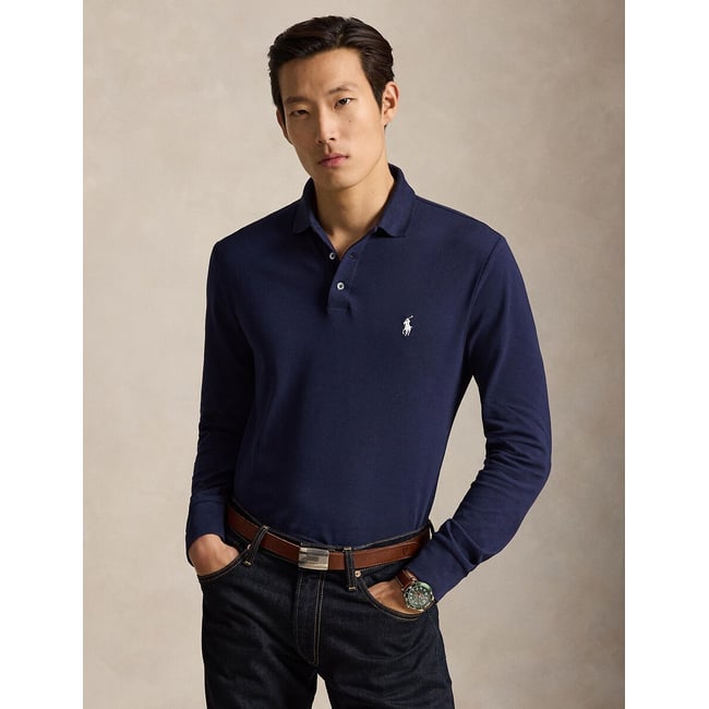 Polo en piqué, CUSTOM SLIM FIT - POLO RALPH LAUREN