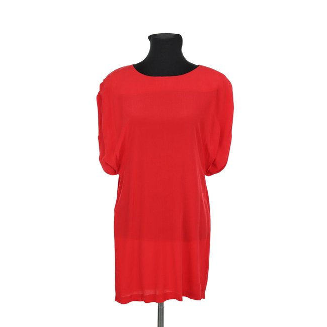 Robe en soie - Très Bon État rouge <span itemprop=