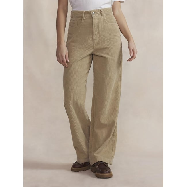 Pantalon VELOUNEW osier <span itemprop=