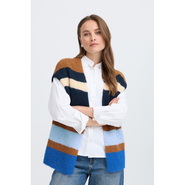 Sans manches sepia mel stripe <span itemprop=