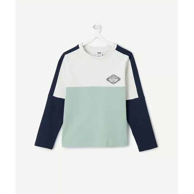 T-shirt manches longues color block - TAPE A L'OEIL