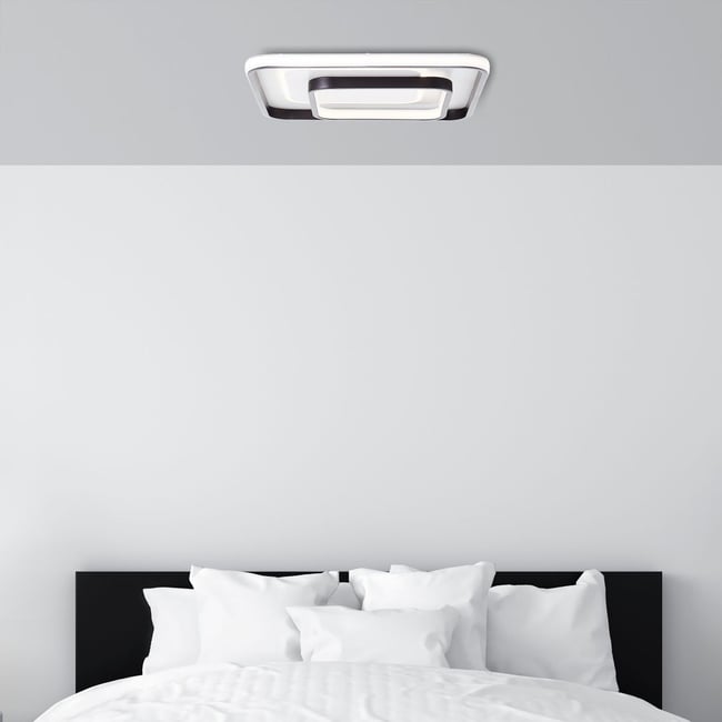 Plafonnier    CAVA Couleur noir <span itemprop=