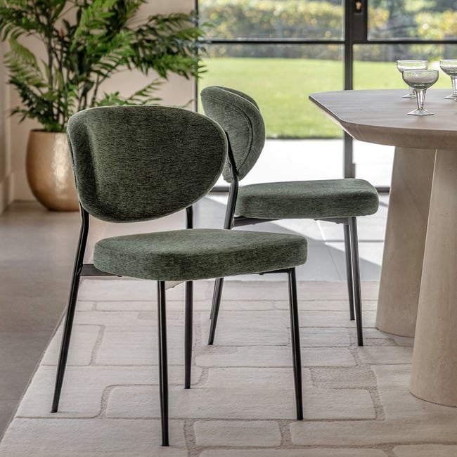 Orvin Oval Dining Chairs (Set of 2) - SO'HOME