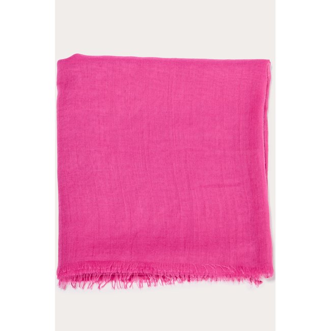 Foulard rose fuchia <span itemprop=