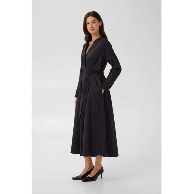 Robe décontractée noir meteorite <span itemprop=
