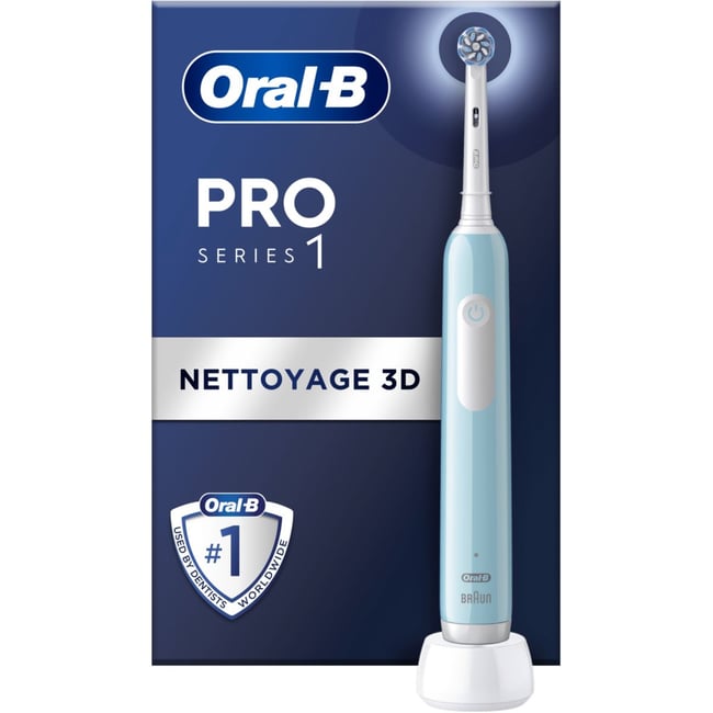 Brosse à dents électrique Pro 1 Bleue Sensitive Clean - ORAL B
