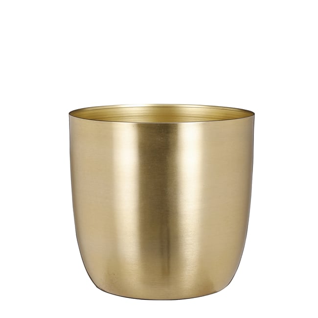 Cache-pot Ø22 cm ALANO Couleur or <span itemprop=