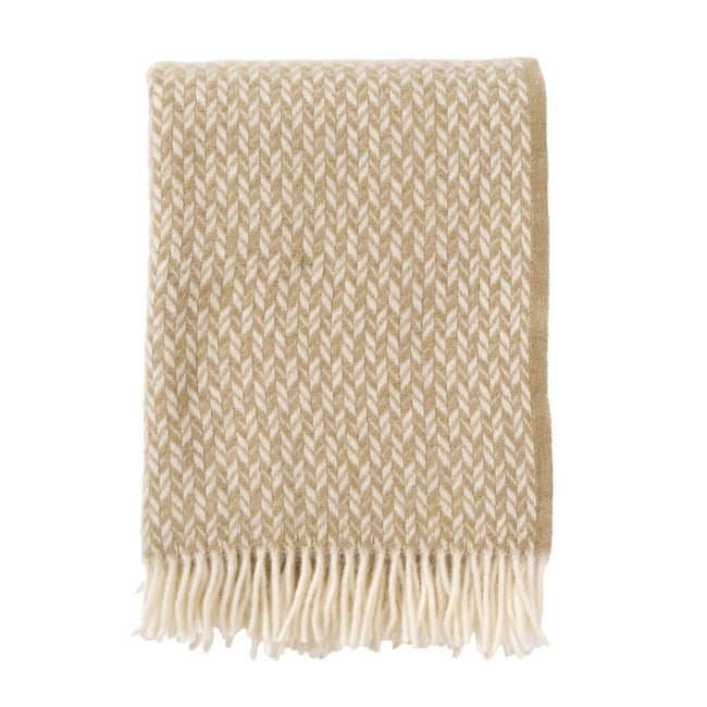 Plaid laine agneau  LOVIK - KLIPPAN