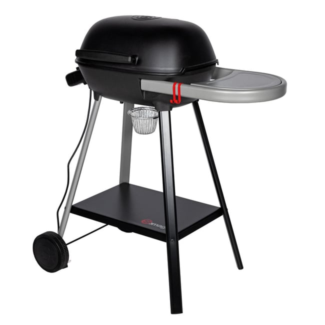 Barbecue électrique sur chariot noir <span itemprop=