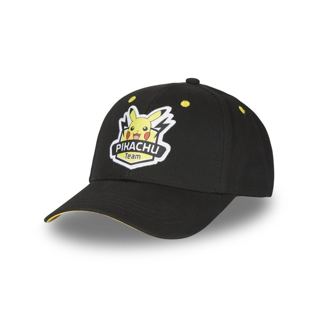 Casquette Pokemon Pikachu noir/jaune <span itemprop=