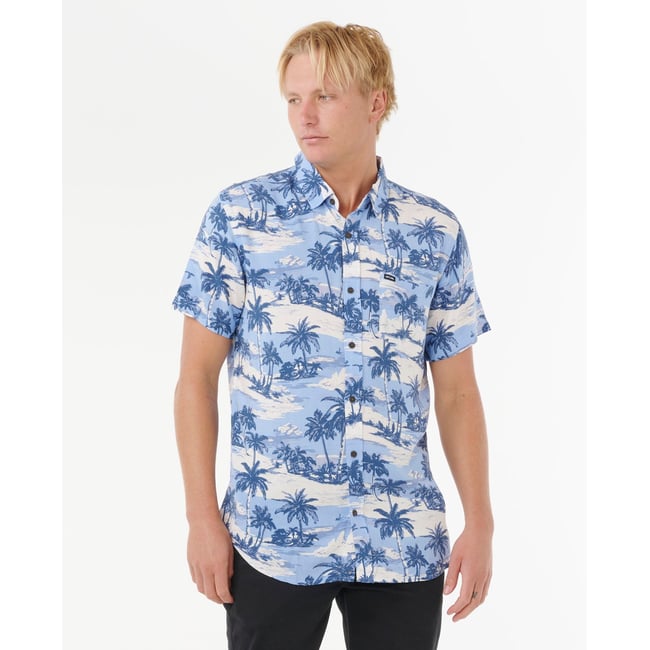Chemise Dreamer Barrel Killa à Manches courtes sky blue <span itemprop=