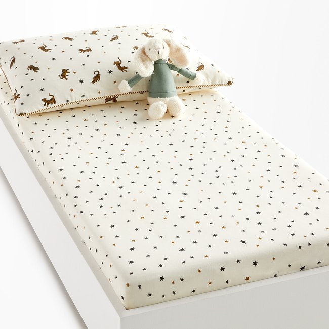 Hoeslaken 50% recycled katoen Tigris <span itemprop=