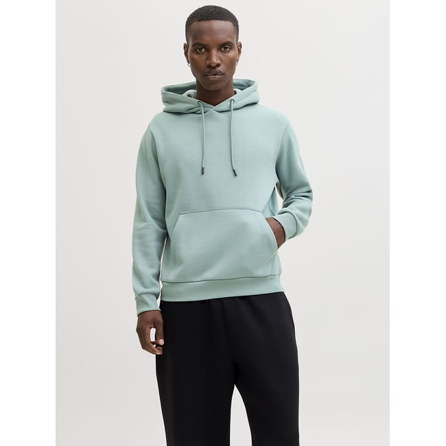 Sweat à capuche Bradley vert d'eau <span itemprop=