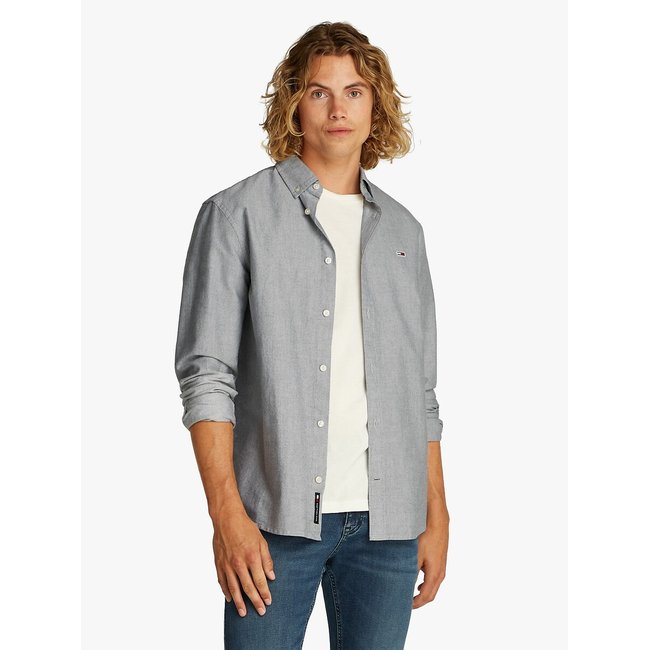 Camicia oxford dritta blu TOMMY JEANS
