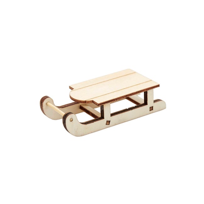Luge miniature naturelle a peindre - RICO DESIGN