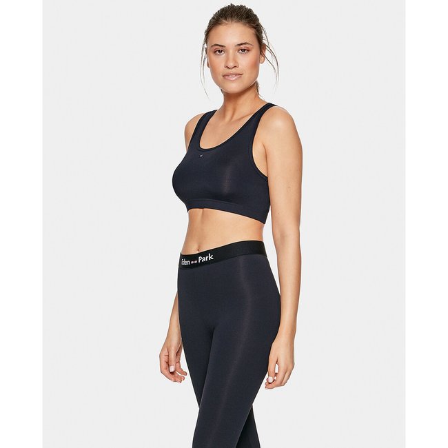 Soutien-gorge de sport sans armatures marine <span itemprop=