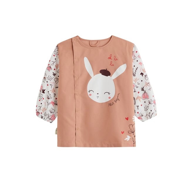 Tablier enfant Aimée rose <span itemprop=