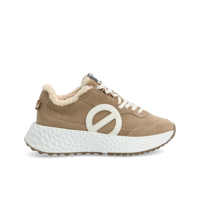 CARTER JOGGER - NOISETTE/BLANC CASSE [