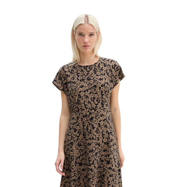Robe crinkle shaped en mélange de viscose imprimée - MARC O'POLO