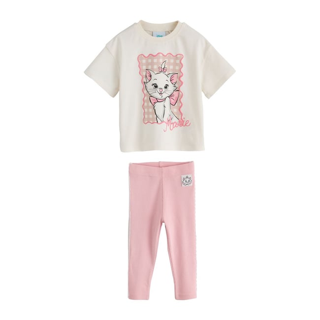 Legging/t-shirt disney les aristochats marie rose <span itemprop=