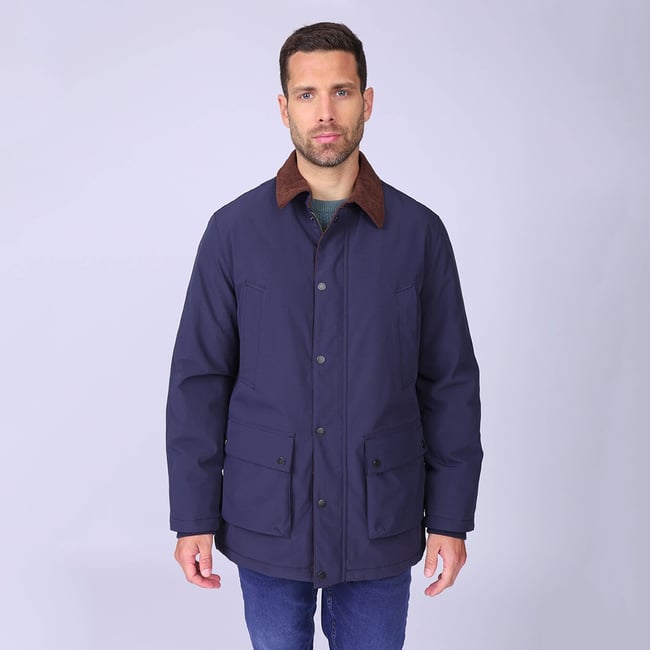 Parka Hector ripstop bleu marine <span itemprop=