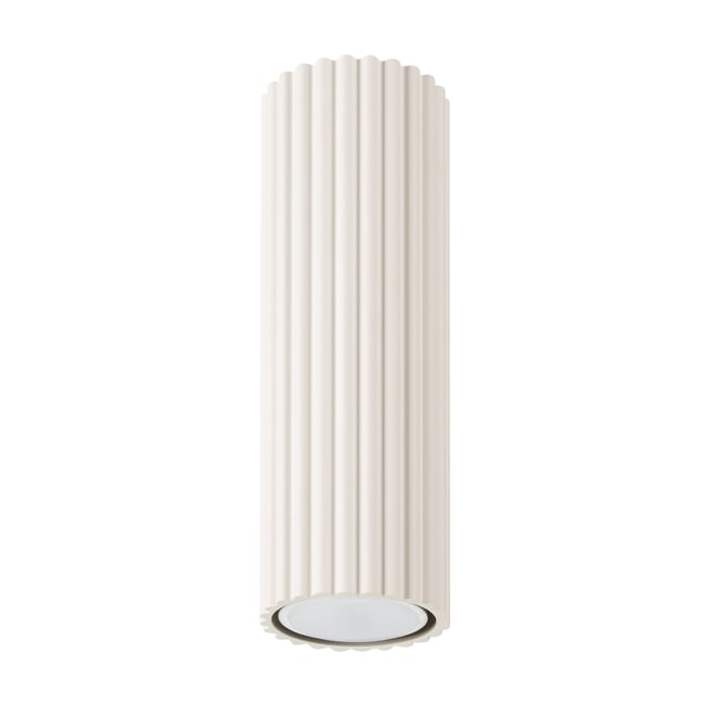 Plafonnier Aluminium Beige GU10 1 Karbon 20 Couleur beige <span itemprop=