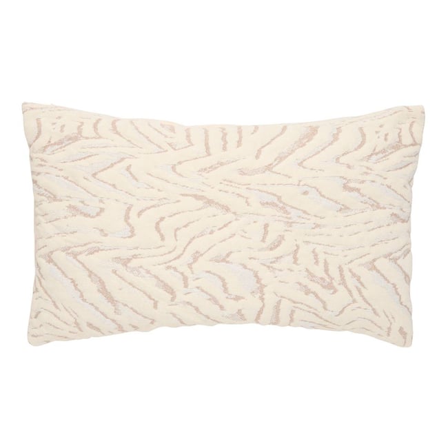 Coussin rectangulaire BETIMA blanc chaud <span itemprop=
