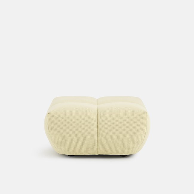 Pouf, en tissu matelassé, largeur 83 cm, NURIA - LA REDOUTE INTERIEURS